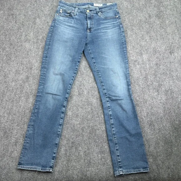 AG Adroano Goldschmeid Jeans 27 (29x29) Mari High Rise Slim Straight LOT OF 2 - Picture 2 of 16